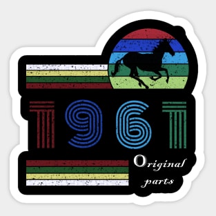 59 Years Old - Made in 1961 - 59th Birthday Men Women Sticker